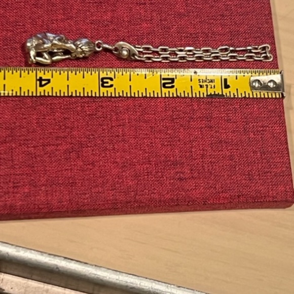 ANTIQUE ONE OF A KIND FRENCH STERLING SILVER KEYRING - Picture 7 of 9